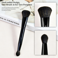 Ensemble de pinceaux de maquillage professionnels double tête de haute qualité pour blush et anticernes en poudre pure de qualité supérieure pour le dropshipping