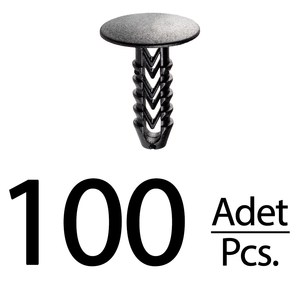 Clips de fixation intérieurs pour Alfa Romeo 147 et Fiat Grande Punto - 100 pièces - Product Image 1