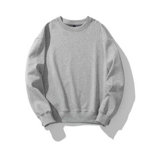 Sweat-shirt pour hommes à col rond de haute qualité avec logo personnalisé sans marque coupe régulière polaire écologique 250g coton maximiser l'usure pour - Product Image 2