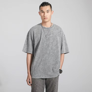 Camiseta Oversize de Hip Hop Personalizada, 100% Algodón, Sin Mangas, de Secado Rápido y Transpirable, de Alta Calidad, Lavado Pesado, Nuevos Colores 2026 - Product Image 3