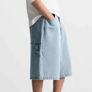 2025 High Quality Custom Casual Sweat <b>Shorts</b> Above the Knee Cotton <b>Men</b> Plain <b>Long</b> Drawstring Jogging Sweat <b>Shorts</b> Customized OEM - Product Image 3