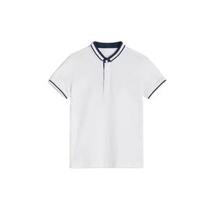 Jersey de punto de algodón para hombre recién llegado, suéter de cuello redondo de Color sólido con decoración estampada, informal de verano para polos - Product Image 5
