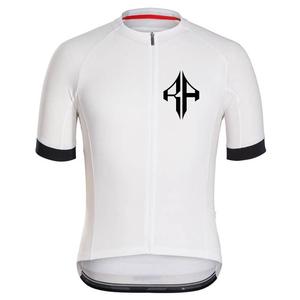 2025 camisetas de ciclismo en blanco para hombre con cremallera completa 100% Material de poliéster Logotipo personalizado de alta calidad premium para hombres - Product Image 5