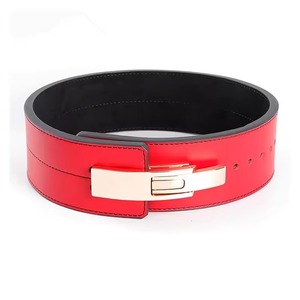 Cinturón de levantamiento de pesas de cuero de vaca con logotipo personalizado de alta calidad, palanca de gimnasio ajustable, función transpirable - Product Image 3