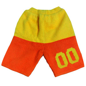 Short en mohair confortable de haute qualité à sublimation personnalisée Taille élastique de haute qualité avec poches latérales shorts de plage - Product Image 4