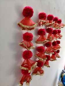 Décoration artisanale en tissu fileté de marguerites artificielles pour porte, toile de fond de mariage indien, décoration de maison, hôtel, salle de prière, festival - Product Image 4