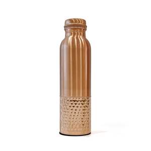Botella de cobre con acabado martillado, botella de agua para exteriores para acampar, viajar, deportes, utensilios de cocina, precio barato de la India - Product Image 2
