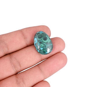 Vente en Gros Lot 168Cts Pierres de Chrysocolle Malachite Naturelles Forme Fantaisie 8Pcs pour la Fabrication de Bijoux - Product Image 5