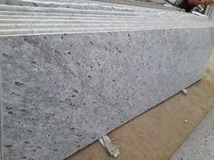 Modern Design Moon <b>White</b> Granite Counter Top Polished Surface With Large Slab Form - Product Image 2