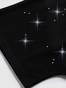 2025 Wholesale New Design Rhinestone T Shirts for Men Streetwear Fashion Printed T Shirts Men Custom Design Rhinestone - Product Image 4