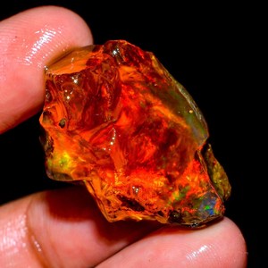 Đáng kinh ngạc đa lửa tự nhiên ethiopian Opal Loose đá quý cho phụ nữ bạc dầu đồ trang sức thô chơi lửa màu sắc trực tiếp - Product Image 5