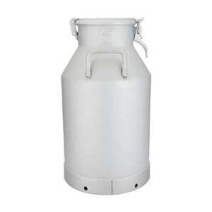 Lata de leche de aluminio duradera, manijas resistentes, tapa apretada para transporte de almacenamiento de leche fiable, suministro de lácteos, máquinas de procesamiento de lácteos - Product Image 4