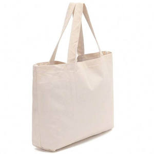 Sacs fourre-tout pliables en toile de coton naturel, personnalisables, avec bandoulière, pour la promotion de la marque COTTON FIELD, vente en gros - Product Image 1