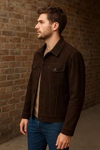 Chaqueta de Piel de Vaca Unisex de Primera Calidad, Diseño Clásico, Suave y Cómoda, Prenda Exterior Elegante, Abrigo Cálido de Invierno, Ropa de Calle a la Moda - Product Image 2