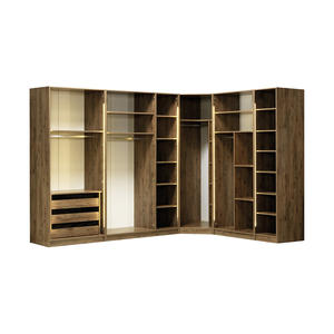 Sistema de Armario Modular para Dormitorio Contemporáneo con Puertas de MDF, Diseño que Ahorra Espacio e Instalación Independiente - Product Image 2