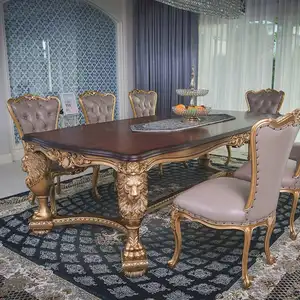 Leone Dining Table is a unique luxury design table which is in fact made entirely by hand and each phase of its processing