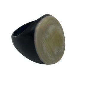 Anillo de cuerno de vaca buey de búfalo Natural de aspecto ajustable, joyería de calidad estándar, productos de venta caliente, calidad genuina - Product Image 6