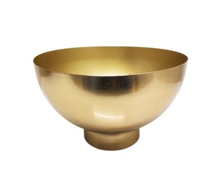 Bol de service plaqué laiton classique dernière arrivée dessus de table fantaisie fait à la main en gros Restaurant bol de service plaqué laiton classique - Product Image 1