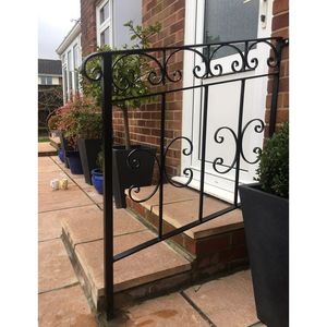 Clôture en fer forgé classique PRIMA, périmètre personnalisé, décorative, robuste, sûre, <span class=keywords><strong>barrière</strong></span> professionnelle, balustrade - Product Image 5