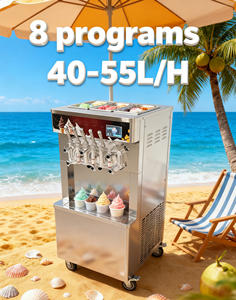 Commercial 5 Flavour High Capacity 50L/H Soft Serve <strong>Ice</strong> <strong>Cream</strong> <strong>Machine</strong> Stainless Steel <strong>Ice</strong> <strong>Cream</strong> <strong>Machine</strong> - Product Image 4