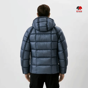 Veste matelassée décontractée pour homme Ryan Pro Gear avec fermeture éclair, capuche, design de poche, logo personnalisé - Product Image 3
