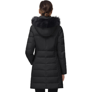 เสื้อแจ็กเก็ตขนเป็ดหนามีฮู้ด, เสื้อโค้ทขนเป็ดกันลมกันน้ำเสื้อนอกลำลองสำหรับฤดูหนาว - Product Image 3