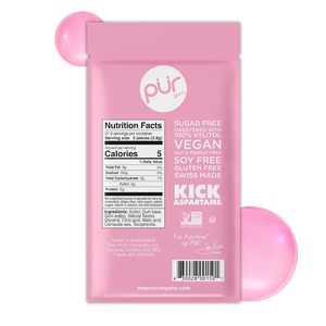 Goma PUR |   Chicle Sin Aspartamo |   100% Xilitol |   Chicle con Sabor a Chicle Natural, 55 Piezas (Paquete de 12) - Product Image 6