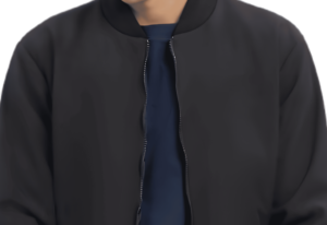 Chaqueta bomber Premium con cremallera de estilo callejero para hombre de alta calidad con dobladillo acanalado forro suave y bolsillos laterales para invierno - Product Image 3