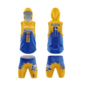Custom <b>Compression</b> Hooded Jerseys for Youth and Adult 7v7 Flag Football Uniforms Team Wear for Soccer and Football - Product Image 6