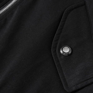 Chaqueta deportiva de estilo vintage con parches atléticos bordados Abrigo con letras de lana y cuero para hombres y mujeres - Product Image 4