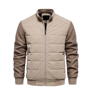Chaqueta Bomber de invierno con capucha gruesa de alta calidad con tela lisa de poliéster/algodón hecha en Pakistán - Product Image 5