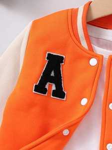 Chaqueta de béisbol con logotipo bordado de alta calidad para hombre, bombardero de béisbol personalizado, chaqueta Letterman universitaria, chaqueta de béisbol con letras para hombre - Product Image 5