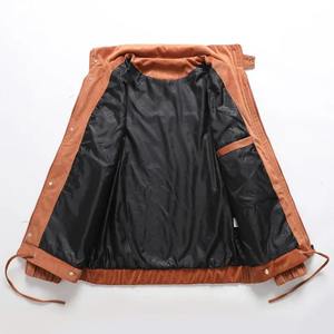 Chaqueta de bombardero de nailon con logotipo personalizado, chaqueta de vuelo de poliéster impermeable, chaquetas de bombardero con capucha para hombre - Product Image 5