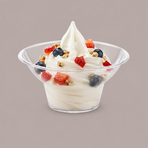 Transparent PS Disposable Plastic <b>Cup</b> 450cc 50 Pieces with Lid for Yogurt GO YO <b>Cold</b> Drinks Milk Tea Snacks - Product Image 2