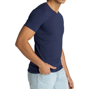 Nouveaux vêtements personnalisés pour hommes bonne qualité couleur pure T-shirt pour hommes OEM conception personnalisée décontracté grande taille t-shirts du Bangladesh - Product Image 5