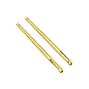 Gold Plated Brass Electrical Male Female Contact Pcb Pin Plug Pins For Medical Cable