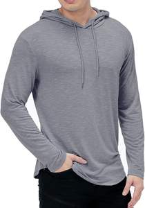 Sweat à capuche d'hiver pour homme moderne, en polaire lisse, respirant, chaud, surface légère, drapé flexible, mouvement durable, couture, usage quotidien - Product Image 5