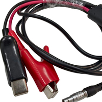Kabel Rakitan Konektor Push Pull 2 Pin Kustom ke Klip Buaya untuk Adaptor Daya
