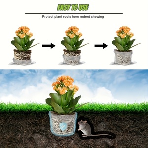 Bolsa Protectora <span class=keywords><strong>de</strong></span> <span class=keywords><strong>Malla</strong></span> Metálica <span class=keywords><strong>de</strong></span> Acero Inoxidable <span class=keywords><strong>para</strong></span> Jardinería y Agricultura, <span class=keywords><strong>para</strong></span> el Crecimiento <span class=keywords><strong>de</strong></span> Plantas, Protección <span class=keywords><strong>de</strong></span> Raíces, Flores y Césped, Anti-insectos y Anti-roedores - Product Image 5