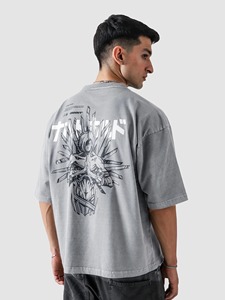 Camiseta deportiva de motor con paneles de gran tamaño para hombre de alta calidad, hombro caído, transpirable, 100% algodón, hecho en Pakistan Haus Industries - Product Image 3
