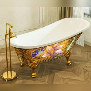 Baignoire autoportante blanche 150x75x72, style ALEXA, baignoire moderne, vente chaude, fournisseur, livraison mondiale - Product Image 2