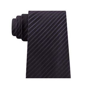 Cravatta a righe slim da uomo Kenneth Cole Reaction in nero, taglia regolare - per abiti da sposo - Product Image 2