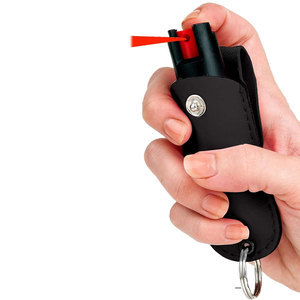 Estuche para Spray de Pimienta de Cuero, Llavero Compacto para Protección Personal, para Uso Diario - Product Image 2