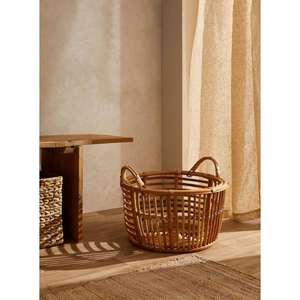 Panier en rotin à la mode avec le dernier design de travail antique, parfait pour ajouter du charme à tout espace de vie - Product Image 5