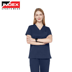 Uniformes personalizados conjuntos coloridos de talla grande Doctor Hospital médico cintura elástica Jogger enfermería Scrubs para mujeres - Product Image 1