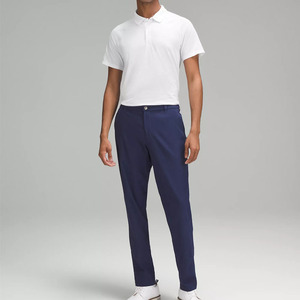 Polo de Golf Blanco de Secado Rápido para Hombre, con Cuello Alto y Bordado Personalizado - Product Image 2