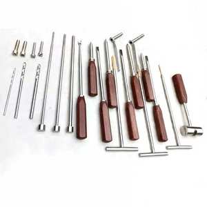 Juego de Instrumentos Veterinarios Dentales Equinos para Buccotomía Ortopédica, Acero Inoxidable de Grado Quirúrgico, Autoclavable, Completo para Odontología Equina - Product Image 1