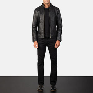 Veste en cuir pour homme, nouvelle mode, veste en cuir pour homme, veste en cuir coupe-vent à prix avantageux, veste pour homme 2025 - Product Image 3