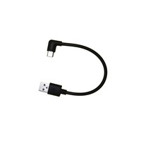 USB C en ángulo recto a USB a Cable conector de 90 grados para tableta teléfono móvil Disco Duro carga transferencia de datos 15CM a 3 metros
