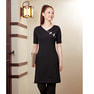 เสื้อคลุมตัวยาวสีดำ รุ่น S-31 (S) พร้อมดีไซน์แฟชั่นแบบอสมมาตร - Product Image 4